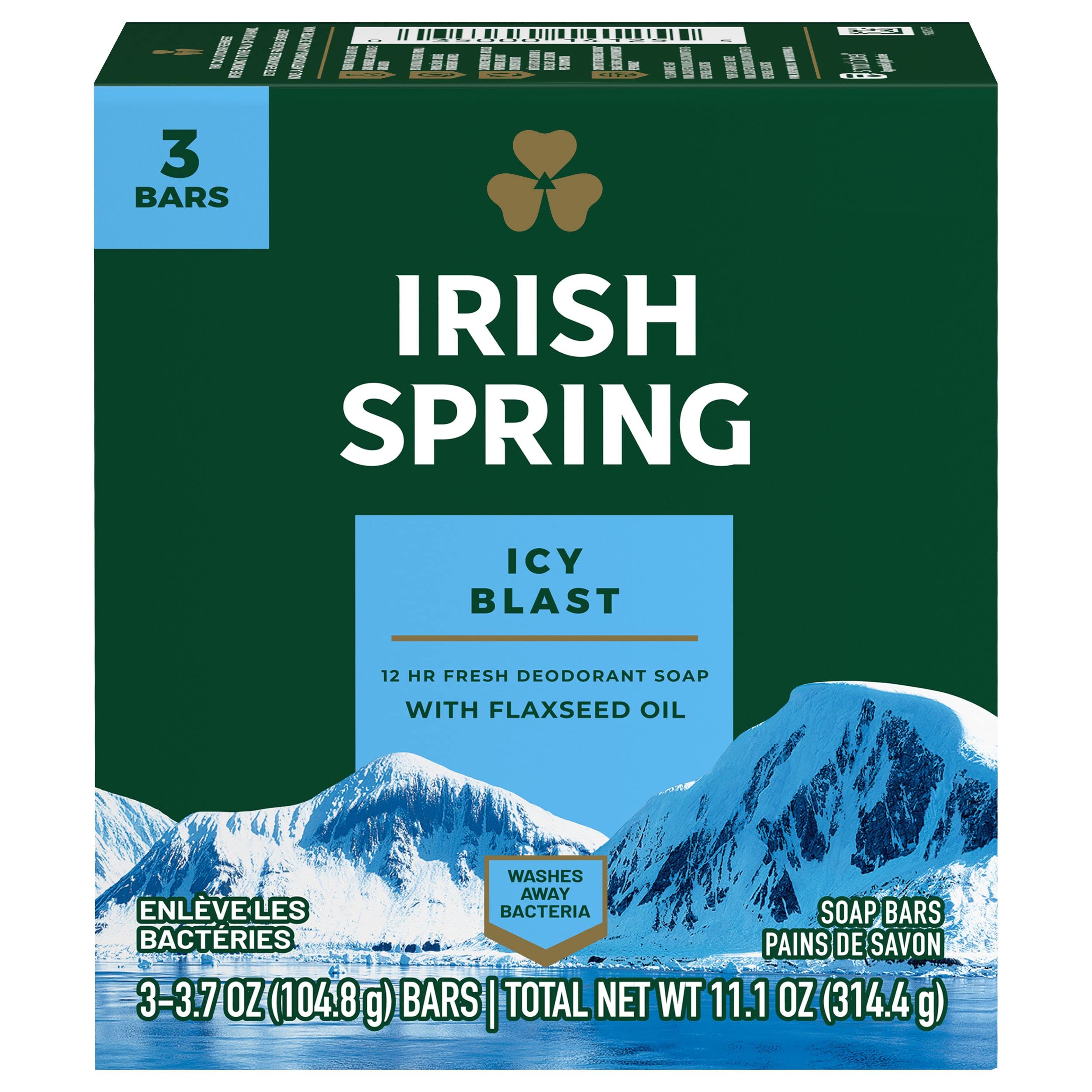 Irish Spring Bar Soap(Icy Blast)